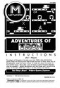 Adventures of TRON Atari instructions