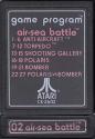 Air-Sea Battle Atari cartridge scan