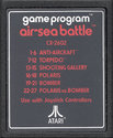 Air-Sea Battle Atari cartridge scan