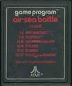 Air-Sea Battle Atari cartridge scan