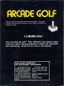 Arcade Golf Atari cartridge scan