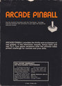 Arcade Pinball Atari cartridge scan