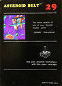 Asteroid Belt Atari cartridge scan