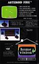 Asteroid Fire Atari cartridge scan