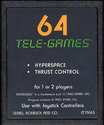 Asteroids Atari cartridge scan