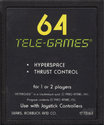 Asteroids Atari cartridge scan