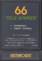 Asteroids Atari cartridge scan