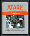 Asteroids Atari cartridge scan