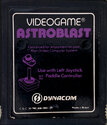 Astroblast Atari cartridge scan