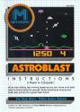 Astroblast Atari instructions