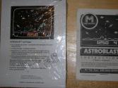 Astroblast Atari cartridge scan