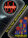 Astroblast Atari cartridge scan
