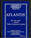 Atlantis Atari cartridge scan