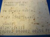 Atlantis Atari cartridge scan