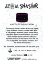 Atom Smasher Atari cartridge scan
