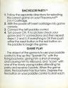 Bachelor Party / Gigolo Atari instructions