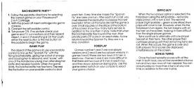 Bachelorette Party / Burning Desire Atari instructions