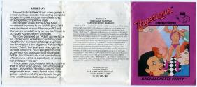 Bachelorette Party / Burning Desire Atari instructions