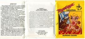 Bachelorette Party / Burning Desire Atari instructions