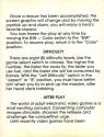 Bachelorette Party / Burning Desire Atari instructions