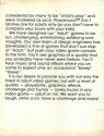 Bachelorette Party / Burning Desire Atari instructions