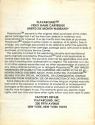 Bachelorette Party / Burning Desire Atari instructions