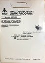 Back to School Pak Atari cartridge scan