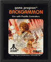 Backgammon Atari cartridge scan