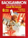 Backgammon Atari cartridge scan