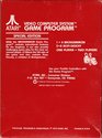 Backgammon Atari cartridge scan