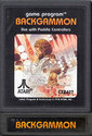 Backgammon Atari cartridge scan