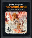 Backgammon Atari cartridge scan