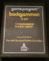 Backgammon Atari cartridge scan