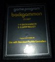Backgammon Atari cartridge scan