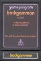 Backgammon Atari cartridge scan