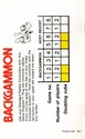 Backgammon Atari instructions