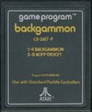 Backgammon Atari cartridge scan