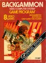 Backgammon Atari cartridge scan