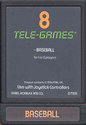 Baseball Atari cartridge scan