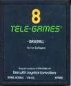Baseball Atari cartridge scan