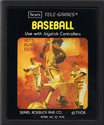 Baseball Atari cartridge scan