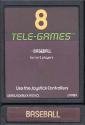 Baseball Atari cartridge scan