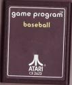 Baseball Atari cartridge scan