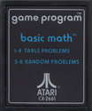 Basic Math Atari cartridge scan