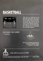 Basketball Atari cartridge scan