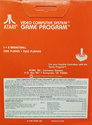 Basketball Atari cartridge scan