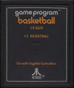 Basketball Atari cartridge scan