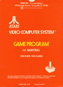 Basketball Atari cartridge scan