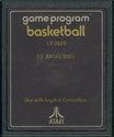 Basketball Atari cartridge scan