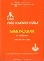 Basketball Atari cartridge scan